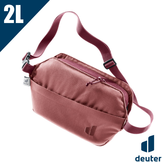 【德國 Deuter】新款 PASSWAY 輕量耐磨休閒旅遊腰包2L(100%再生PET材料)/3900023 乾燥玫瑰✿30E010